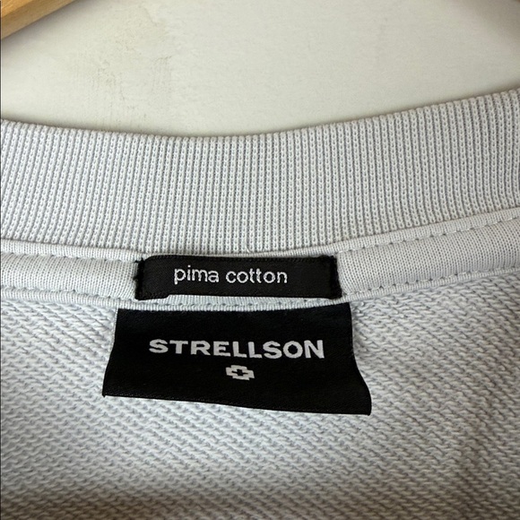 Strellson Light Gray Pima Cotton Top Size XL - Picture 2 of 8
